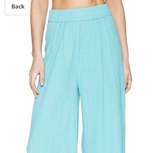 NWT Mara Hoffman Paloma Turqouise Wide Leg Small